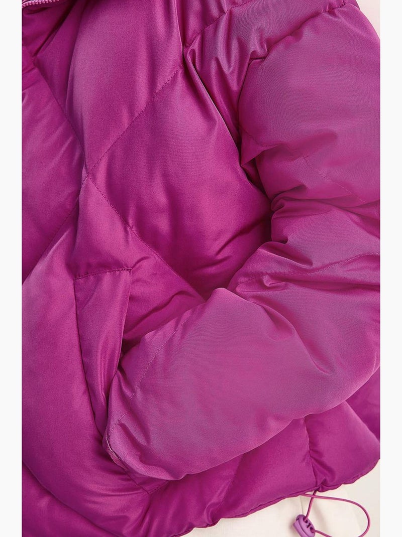 Chaqueta acolchada extragrande lucci Magenta - Kiabi