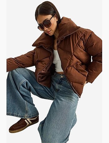 Chaqueta acolchada extragrande lucci