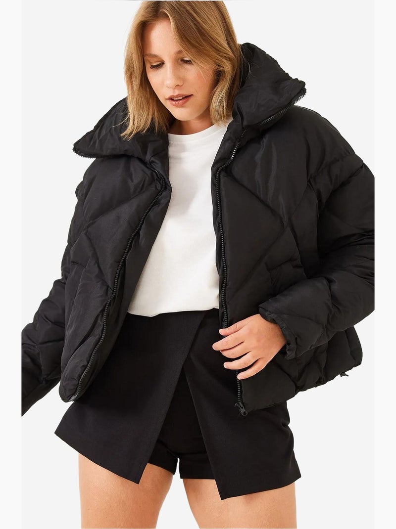 Chaqueta acolchada extragrande lucci Negro - Kiabi