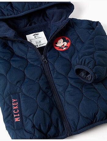 Chaqueta acolchada, forro polar, capucha