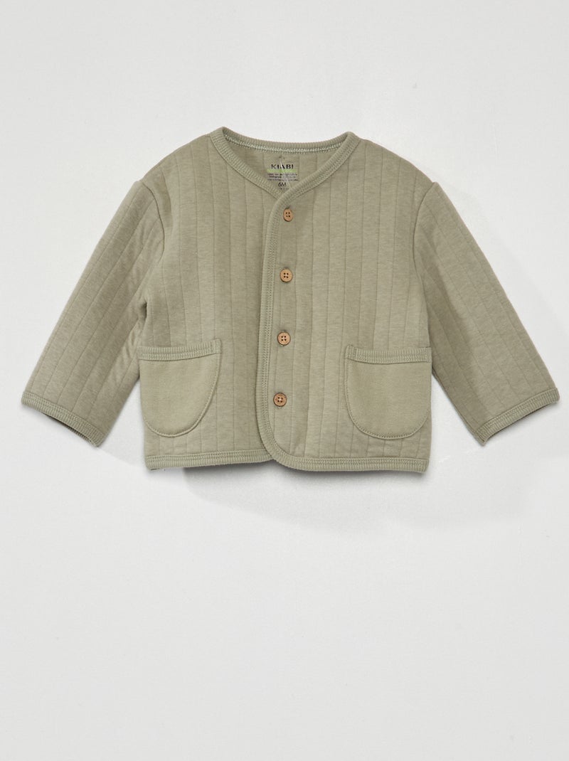 Chaqueta acolchada gris - Kiabi