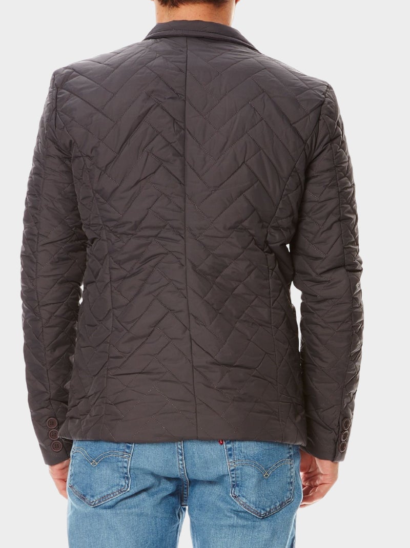 Chaqueta acolchada Gris - Kiabi