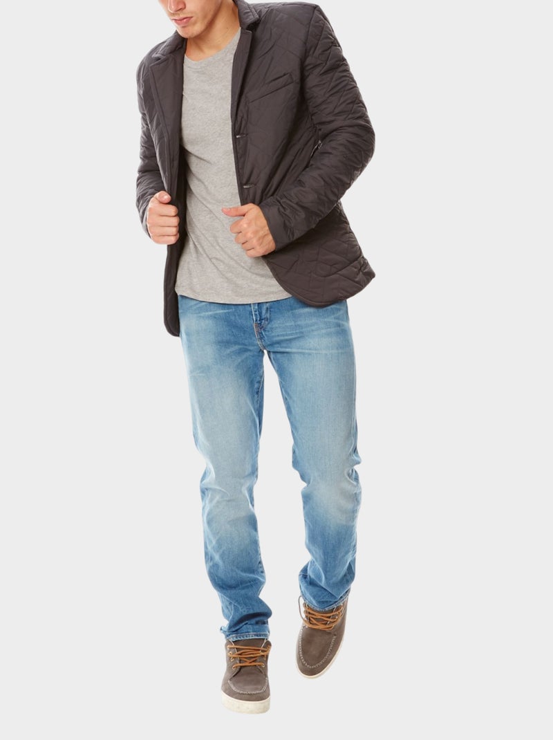 Chaqueta acolchada Gris - Kiabi