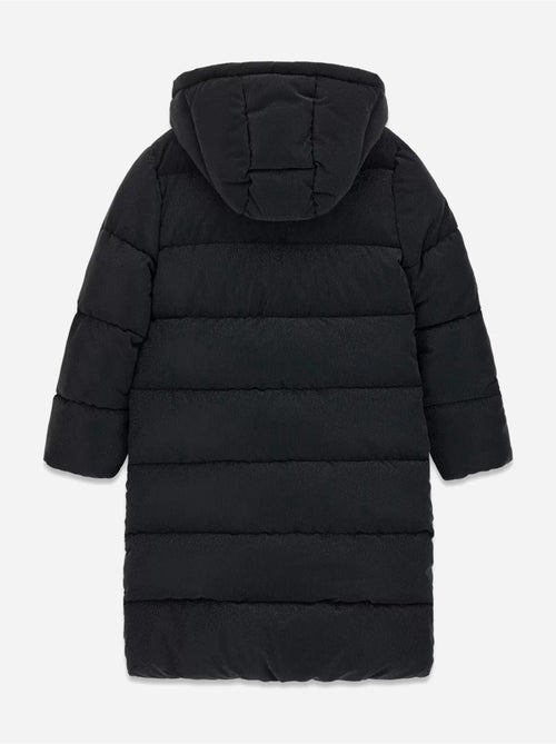 Chaqueta acolchada larga con capucha - guess kids - Kiabi