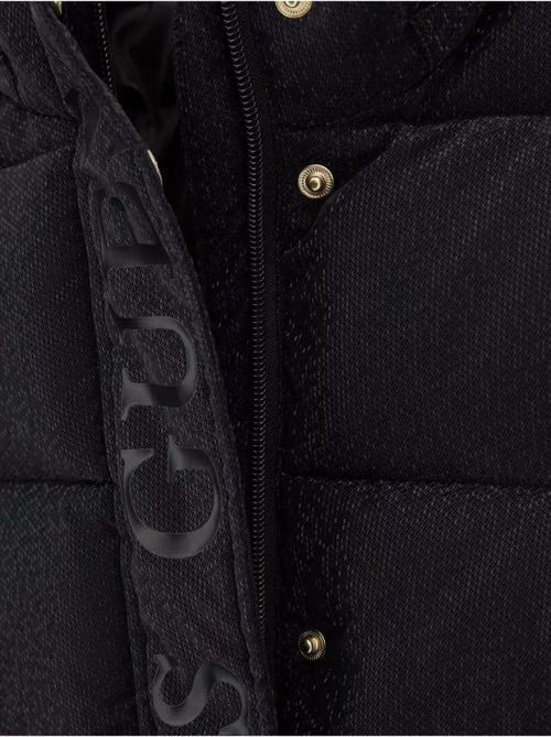 Chaqueta acolchada larga con capucha - guess kids - Kiabi