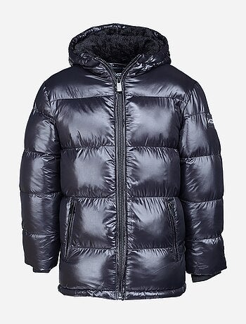 Chaqueta acolchada larga con capucha - Kizco