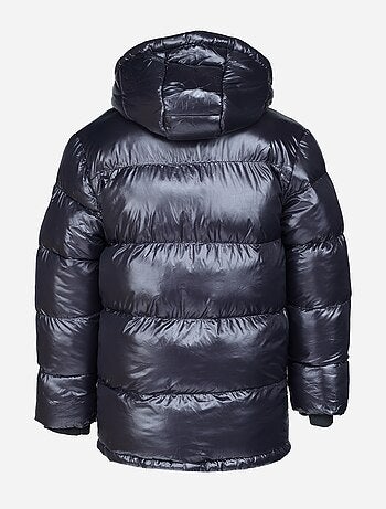 Chaqueta acolchada larga con capucha - Kizco