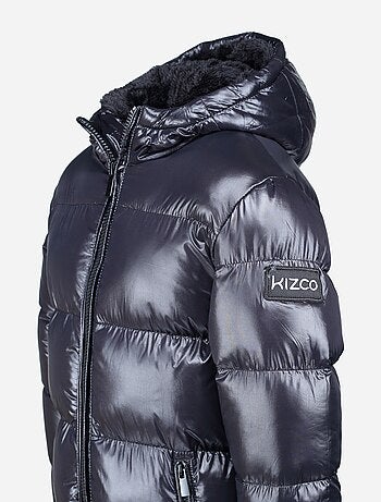 Chaqueta acolchada larga con capucha - Kizco