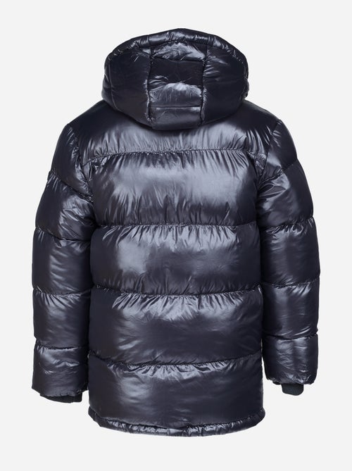 Chaqueta acolchada larga con capucha - Kizco - Kiabi