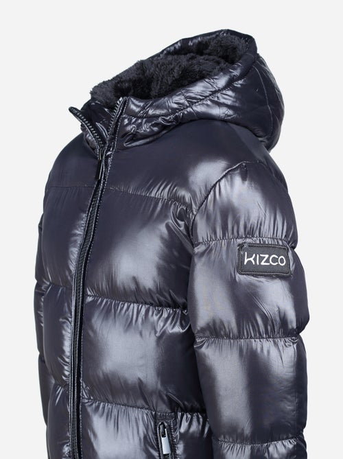Chaqueta acolchada larga con capucha - Kizco - Kiabi