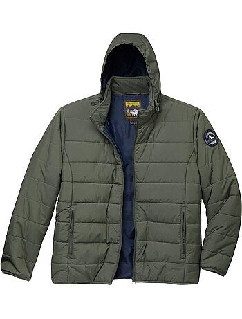 Chaqueta acolchada con tratamiento hidrófugo y cuello alto