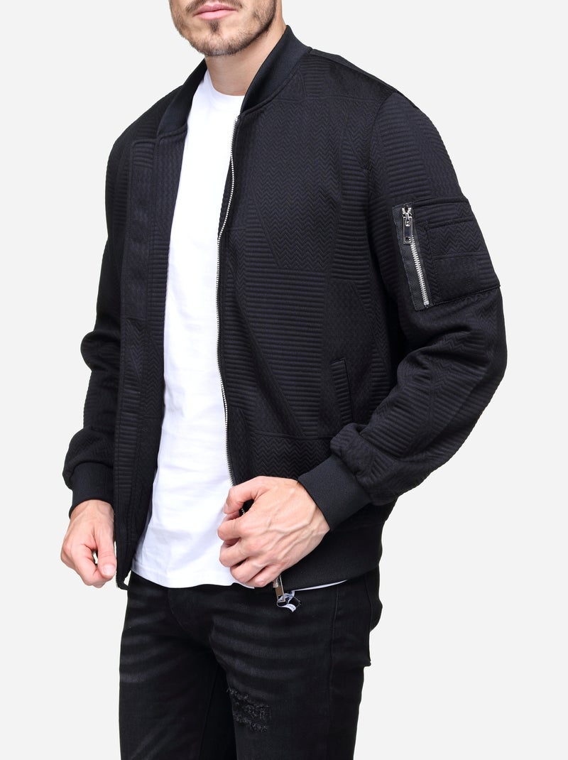 Chaqueta acolchada lisa - Frilivin Negro - Kiabi