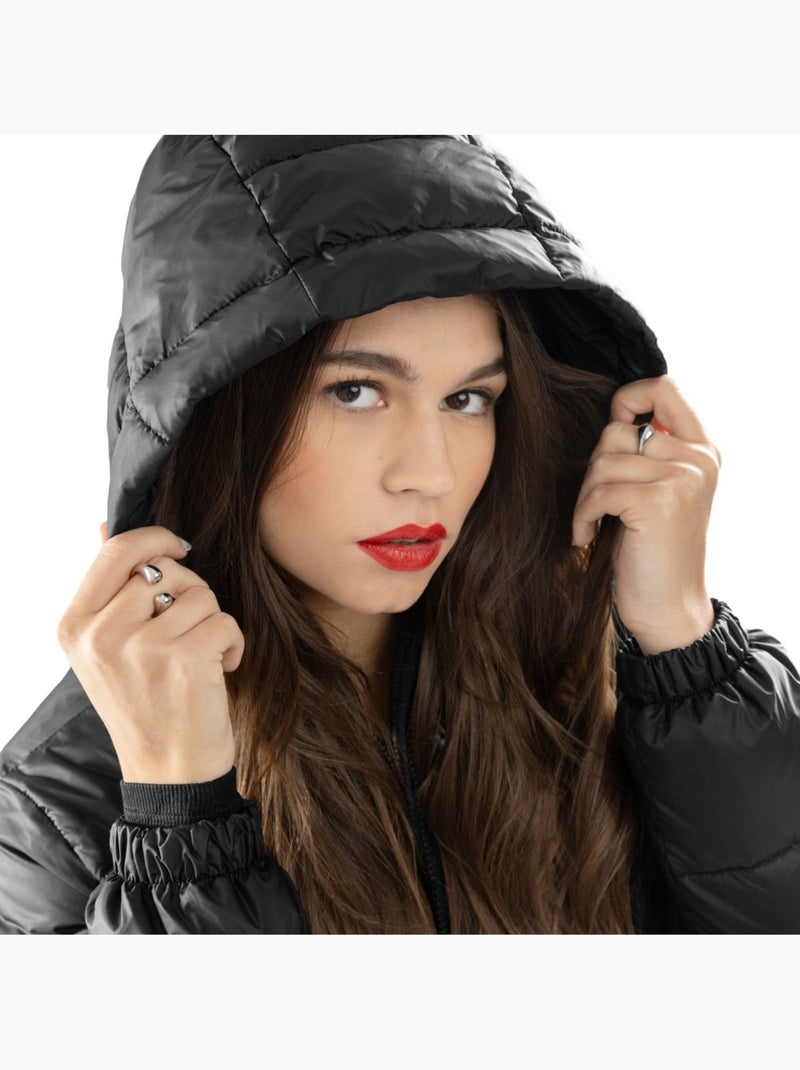 Chaqueta acolchada mujer lifestyle mujer tacca-w Negro - Kiabi