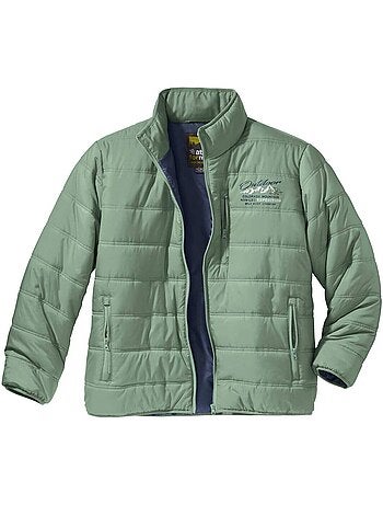 Chaqueta acolchada multibolsillos con capucha outdoor