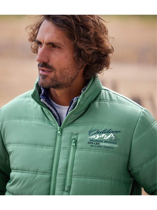 Chaqueta acolchada multibolsillos con capucha outdoor - Kiabi Chaqueta acolchada multibolsillos con capucha outdoor - Kiabi