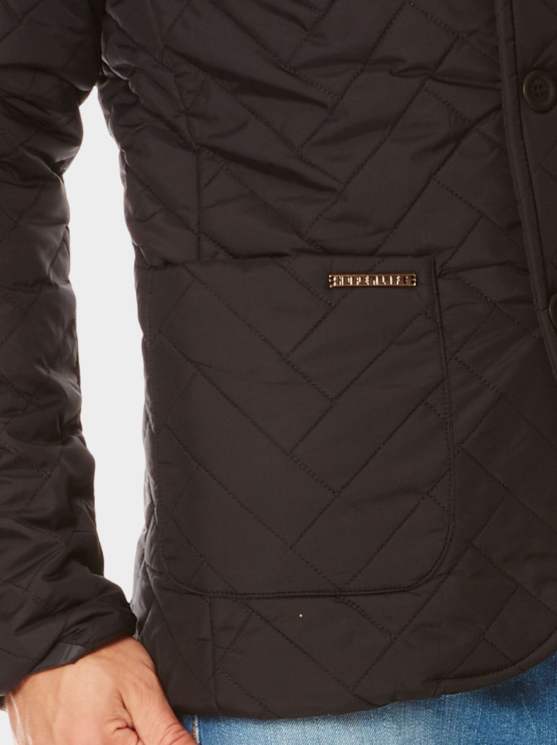Chaqueta acolchada Negro - Kiabi