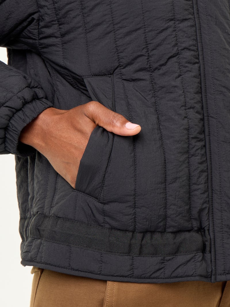 Chaqueta acolchada Negro - Kiabi