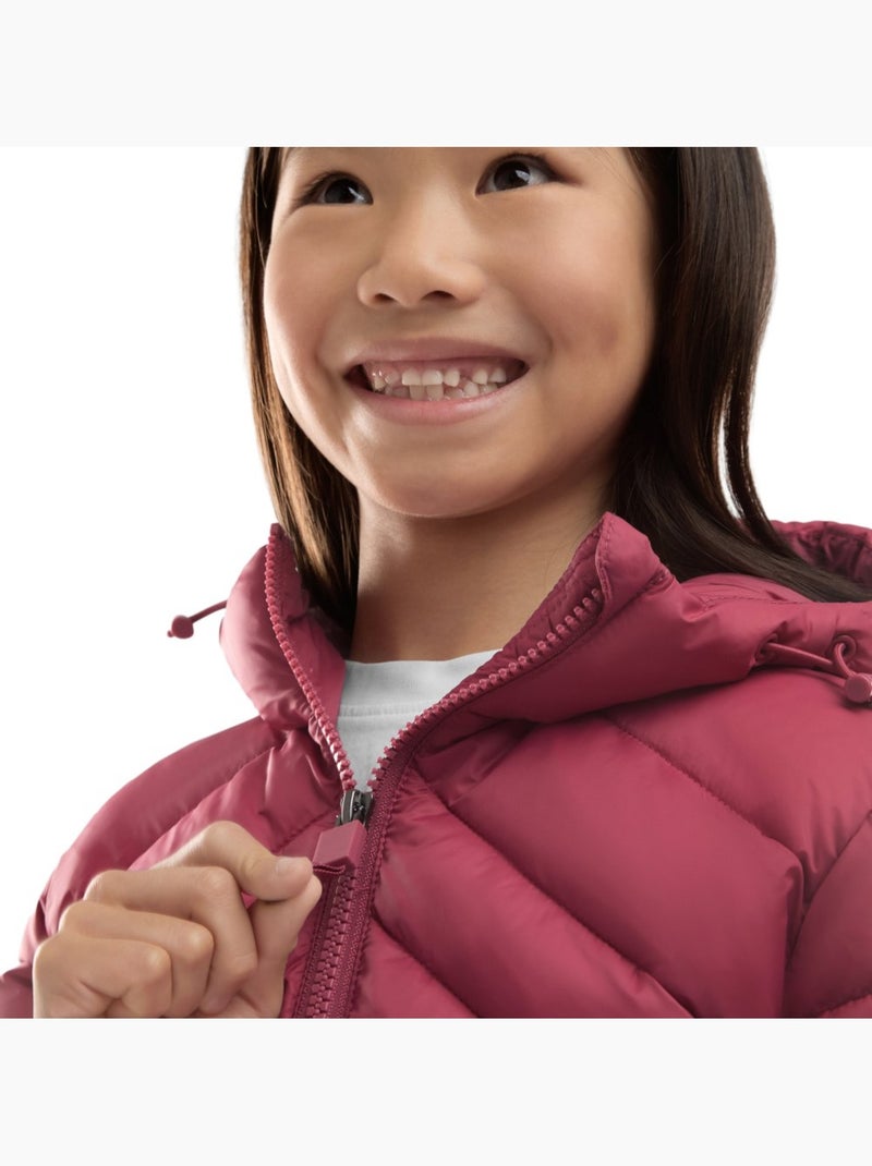 Chaqueta acolchada niña lifestyle niños y niñas berry-g Rojo ladrillo - Kiabi