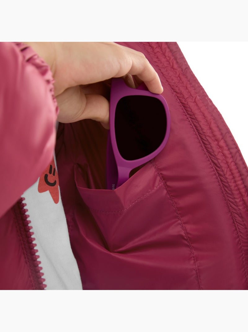 Chaqueta acolchada niña lifestyle niños y niñas berry-g Rojo ladrillo - Kiabi