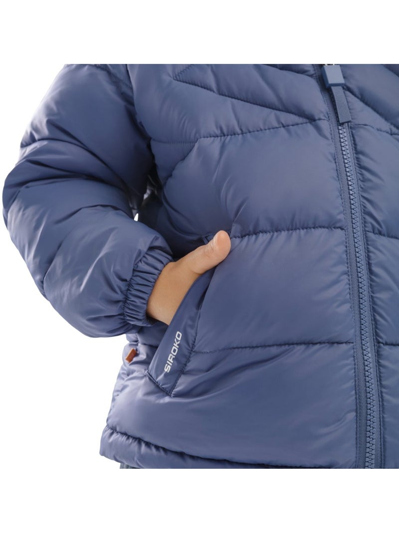 Chaqueta acolchada niño lifestyle niños y niñas balloon Azul marino - Kiabi