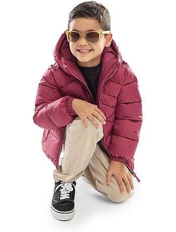 Chaqueta acolchada niño lifestyle niños y niñas berry