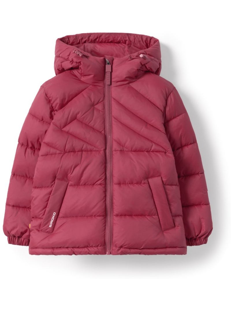 Chaqueta acolchada niño lifestyle niños y niñas berry Rojo ladrillo - Kiabi