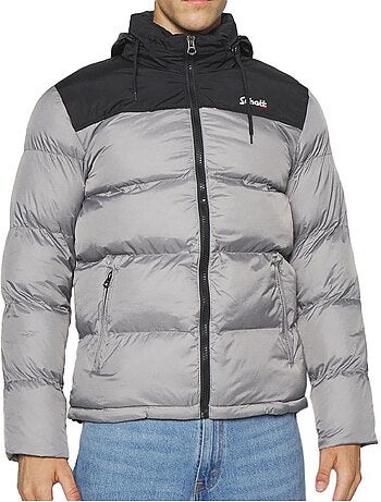 Chaqueta acolchada para hombre Schott Utah2