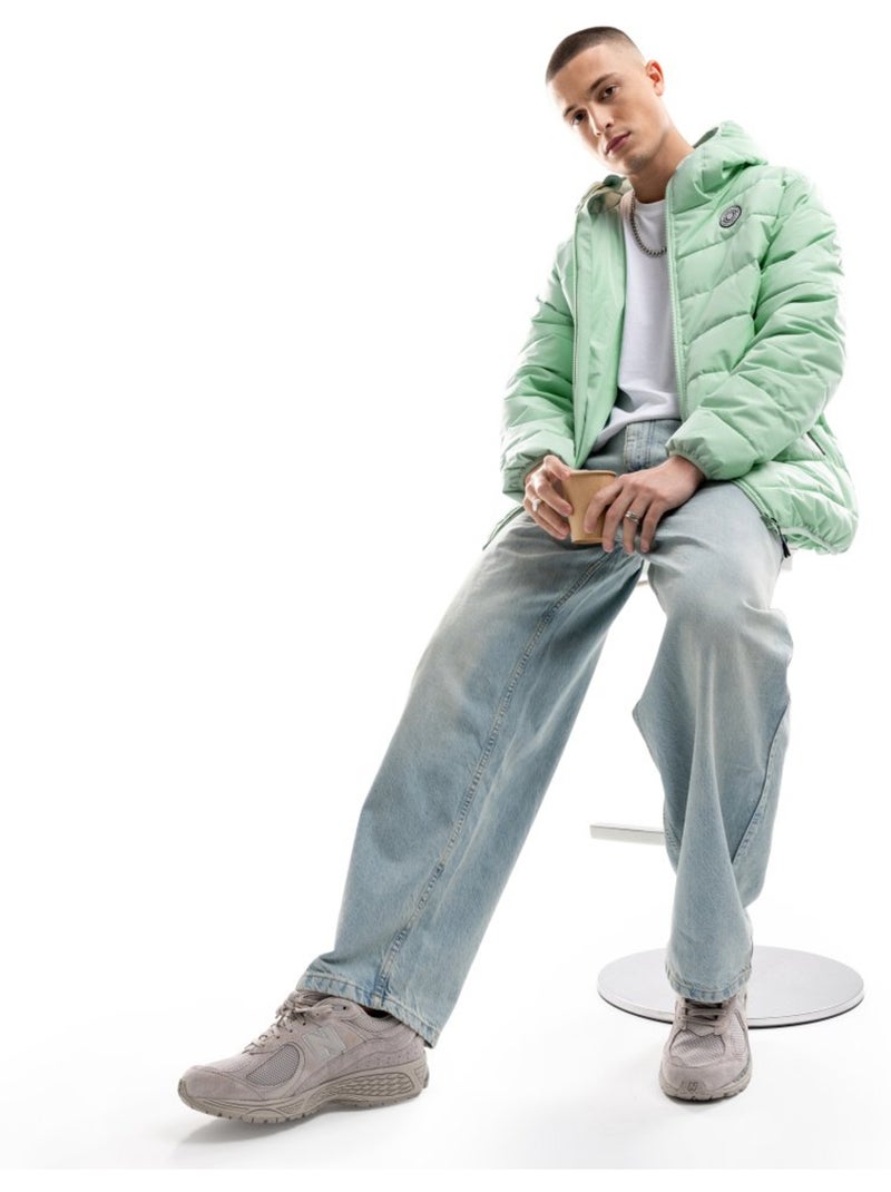 Chaqueta acolchada resistente al agua hombre lifestyle hombre cruise Verde - Kiabi