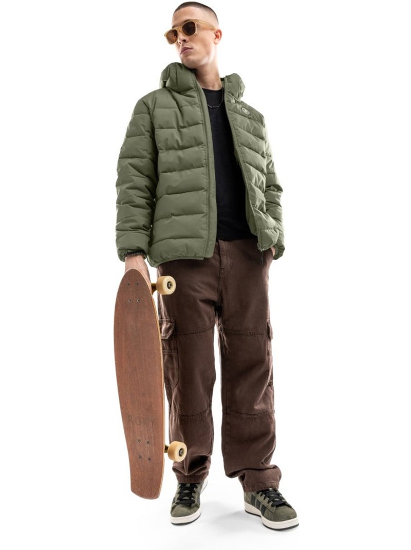 Chaqueta acolchada resistente al agua hombre lifestyle hombre sval Verde - Kiabi