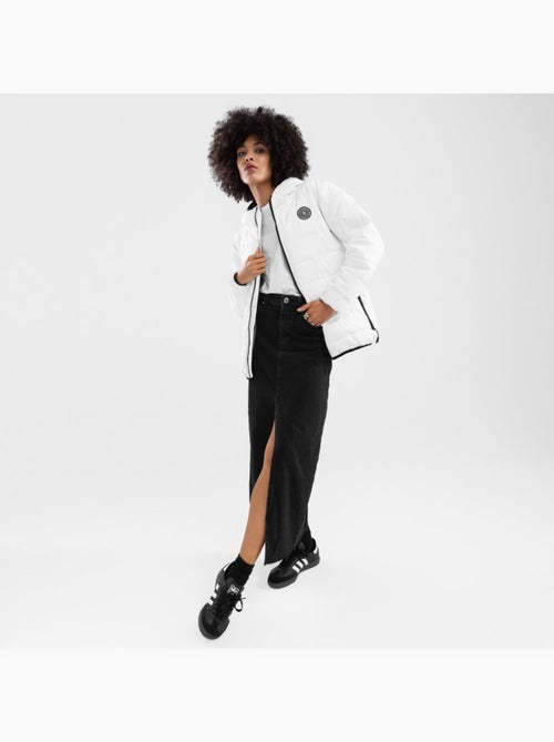 Chaqueta acolchada resistente al agua mujer lifestyle mujer natur-w - Kiabi Chaqueta acolchada resistente al agua mujer lifestyle mujer natur-w - Kiabi