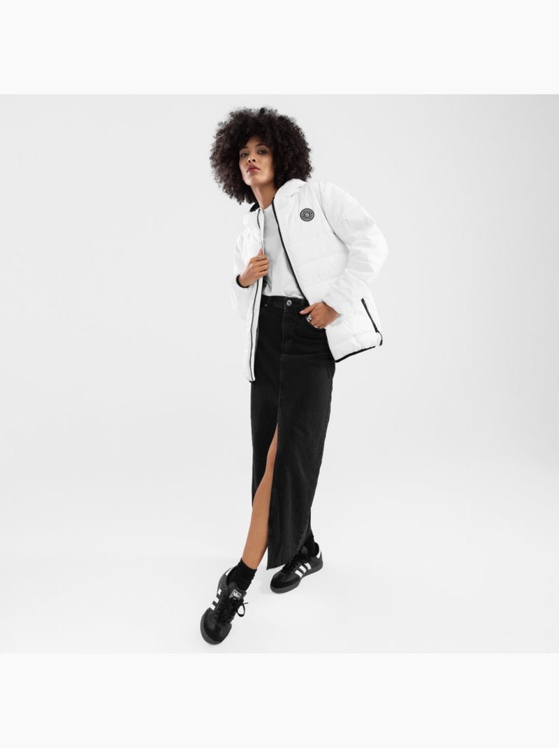 Chaqueta acolchada resistente al agua mujer lifestyle mujer natur-w Blanco - Kiabi