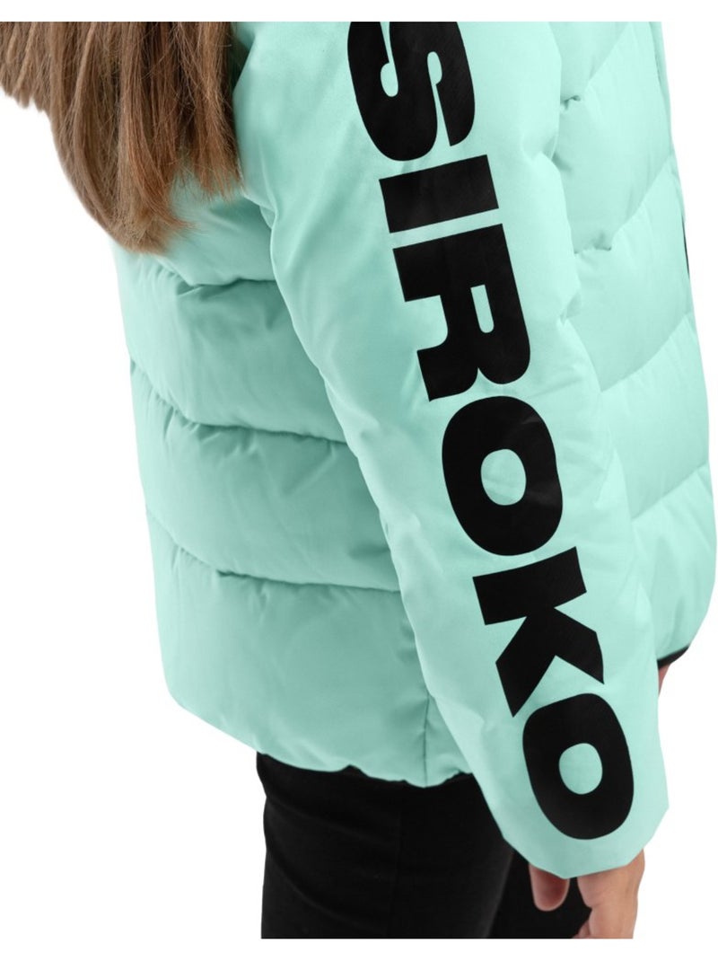 Chaqueta acolchada resistente al agua niña lifestyle niños y niñas pov-g Verde - Kiabi
