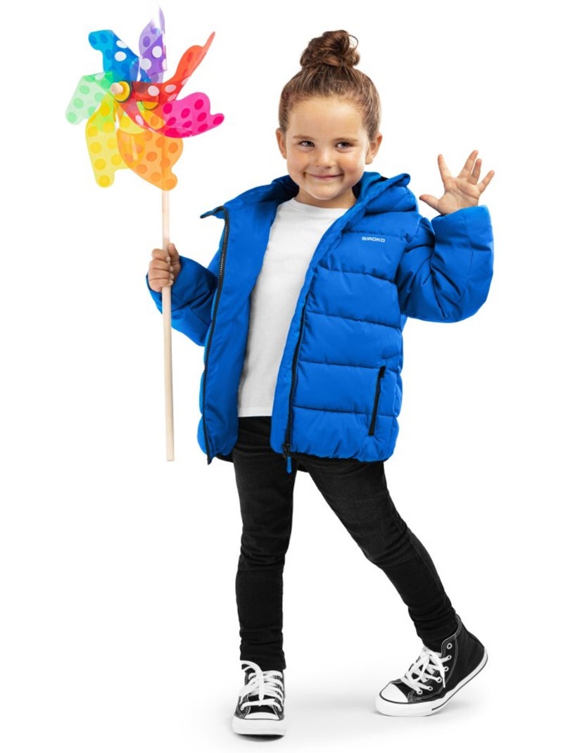 Chaqueta acolchada resistente al agua niña lifestyle niños y niñas soul-g Azul - Kiabi