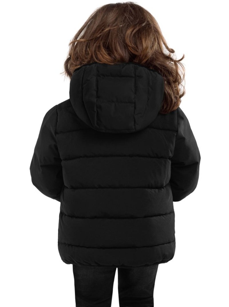 Chaqueta acolchada resistente al agua niña lifestyle niños y niñas trend-g Negro - Kiabi