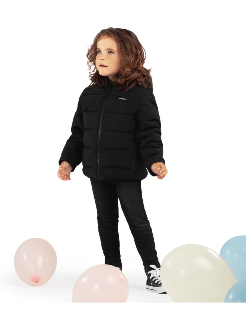 Chaqueta acolchada resistente al agua niña lifestyle niños y niñas trend-g Negro - Kiabi