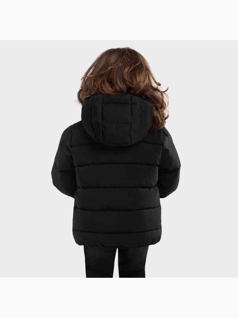 Chaqueta acolchada resistente al agua niña lifestyle niños y niñas trend-g Negro - Kiabi