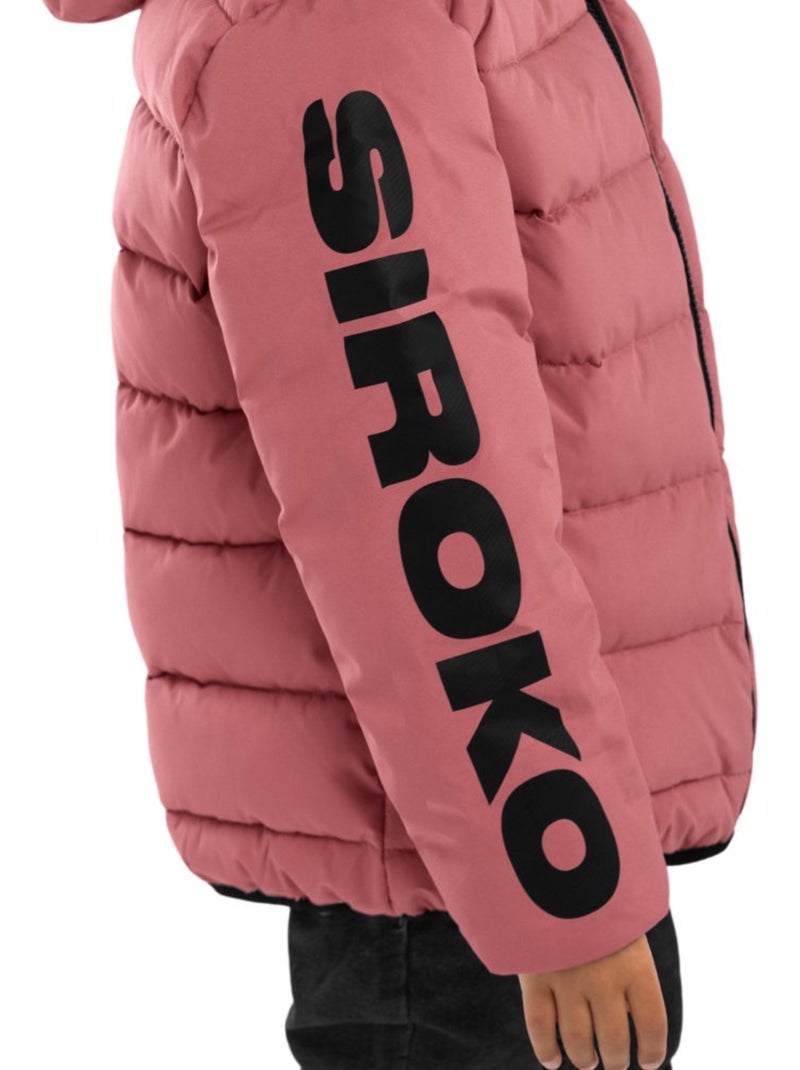 Chaqueta acolchada resistente al agua niño lifestyle niños y niñas mist Rosa - Kiabi