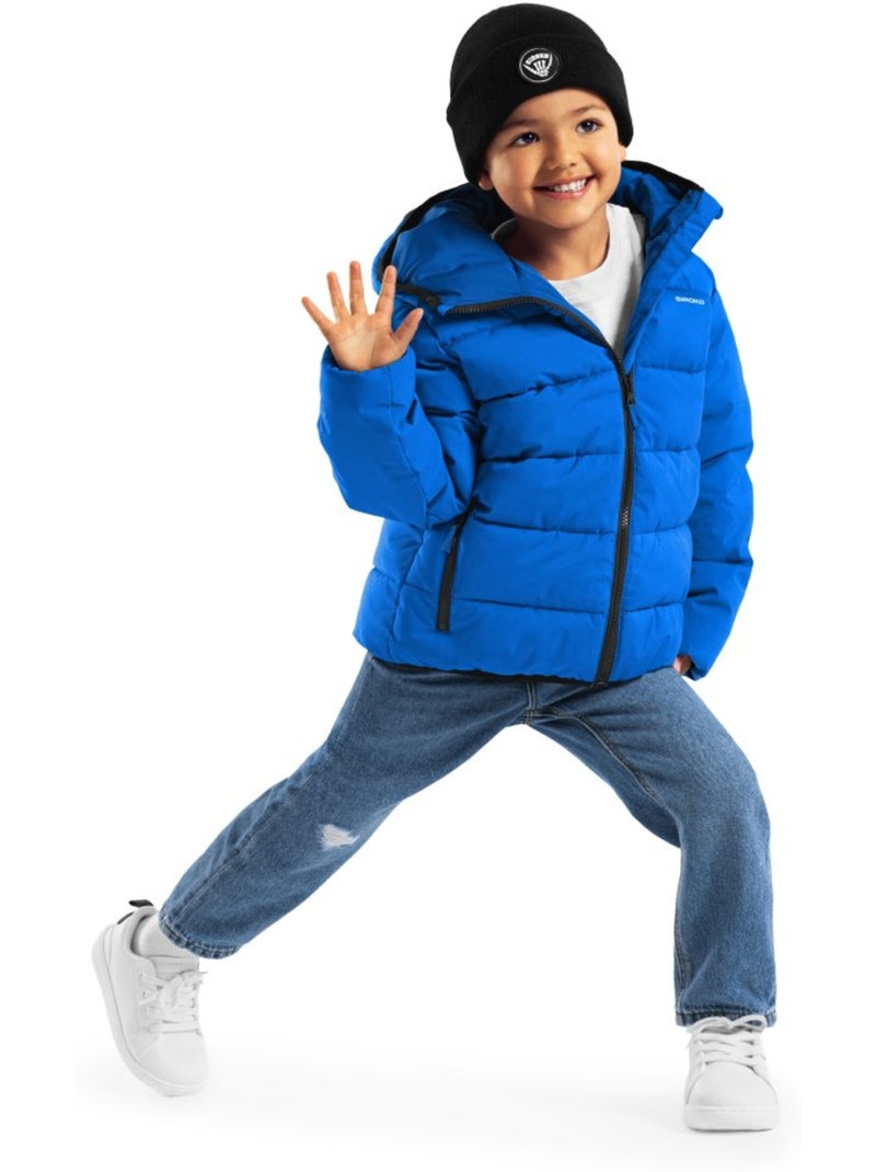 Chaqueta acolchada resistente al agua niño lifestyle niños y niñas soul Azul - Kiabi