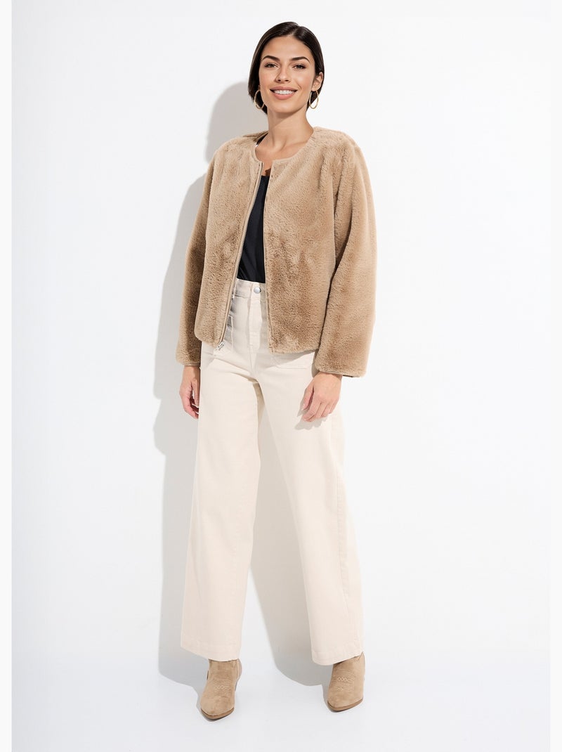 Chaqueta acolchada reversible - Afibel Negro - Kiabi