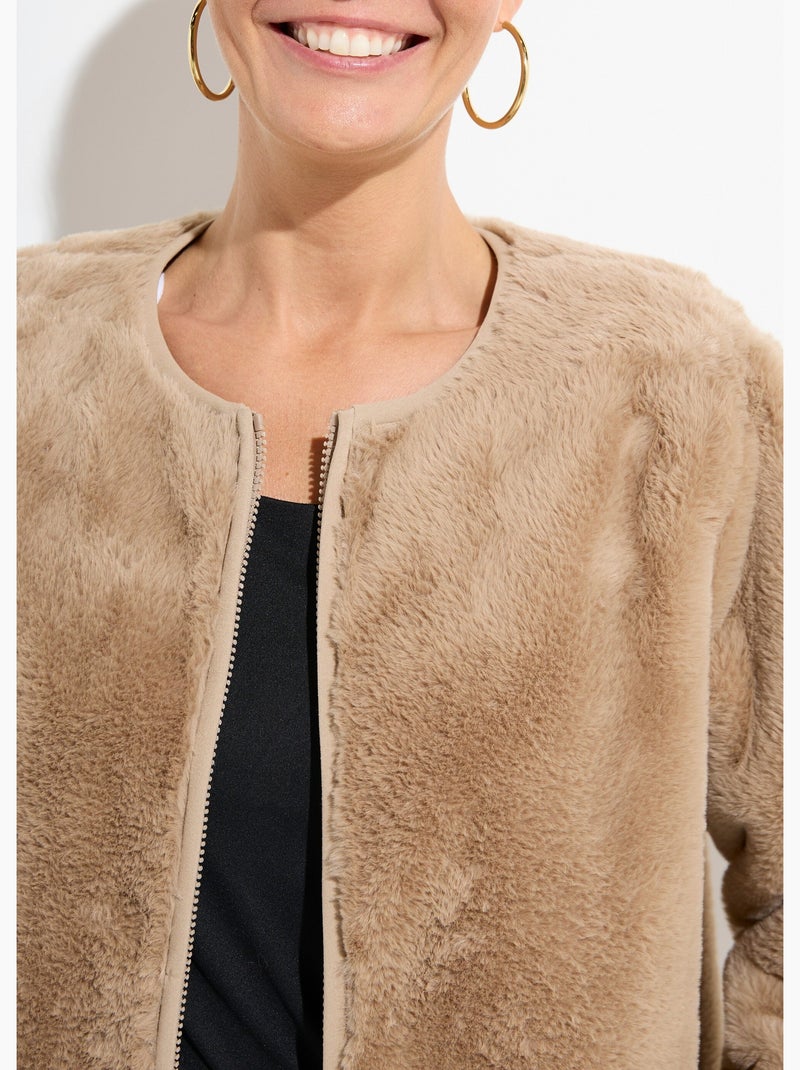 Chaqueta acolchada reversible - Afibel Negro - Kiabi