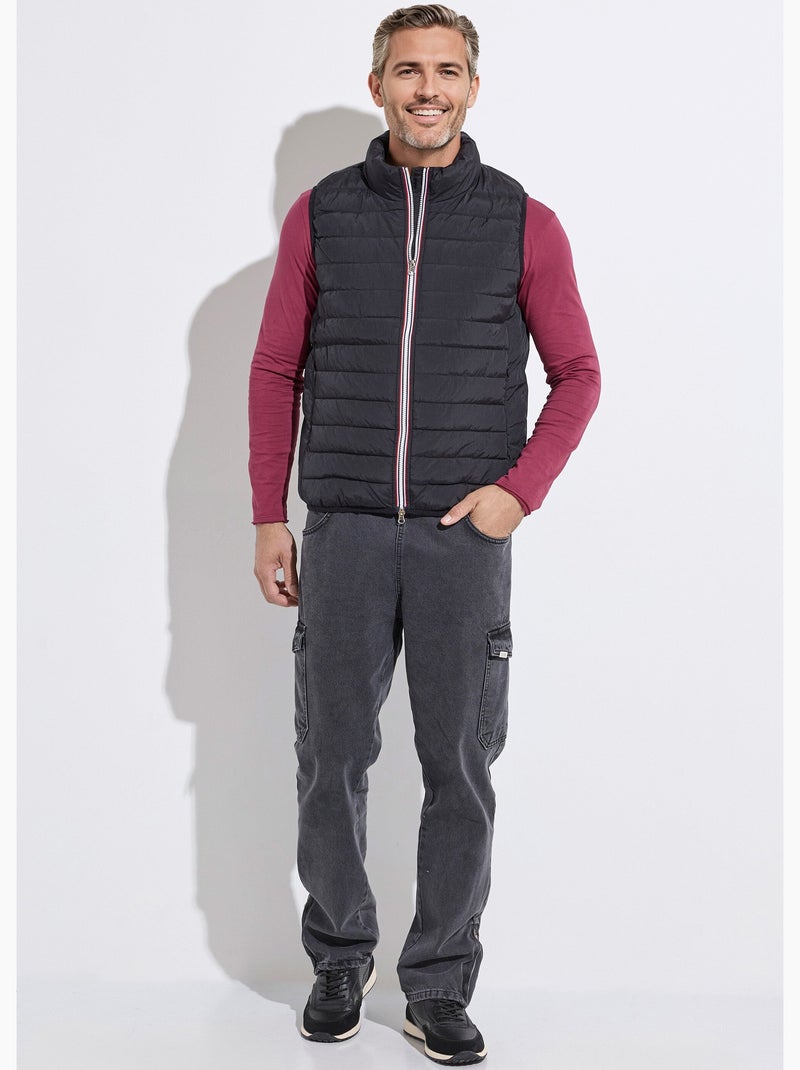 Chaqueta acolchada sin mangas - AFIBEL Negro - Kiabi