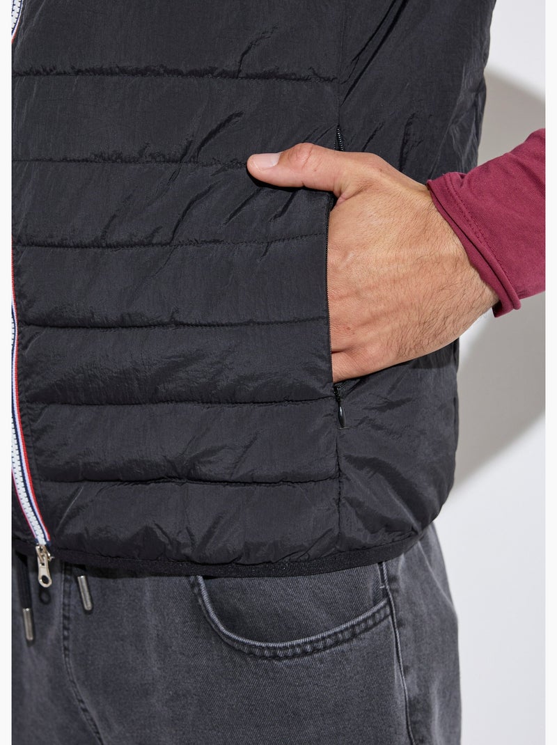 Chaqueta acolchada sin mangas - AFIBEL Negro - Kiabi