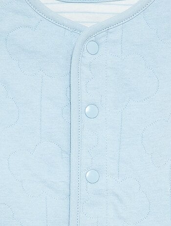 Chaqueta acolchada y con broches reversible