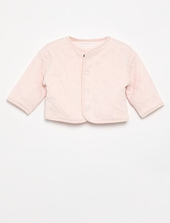 Chaqueta acolchada y con broches reversible