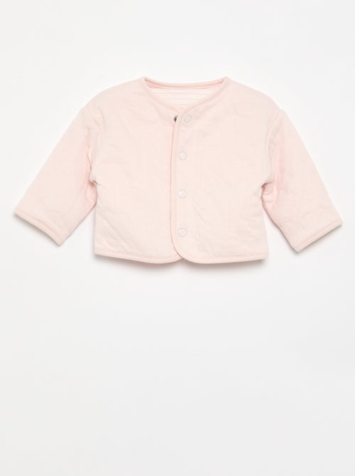 Chaqueta acolchada y con broches reversible - Kiabi