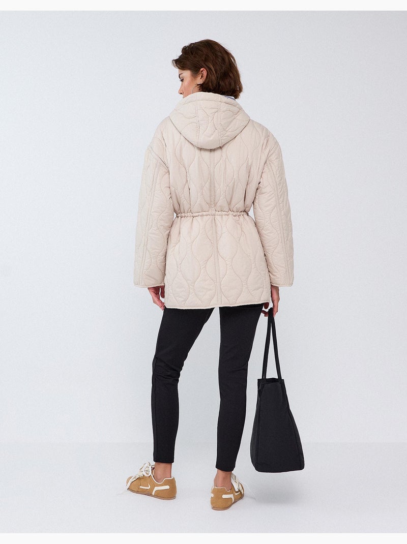 Chaqueta acolchonada, mo fashion Beige - Kiabi