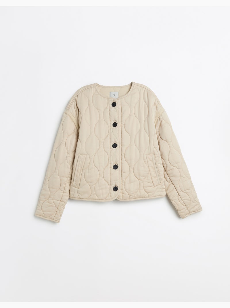 Chaqueta acolchonada, MO Fashion Beige - Kiabi