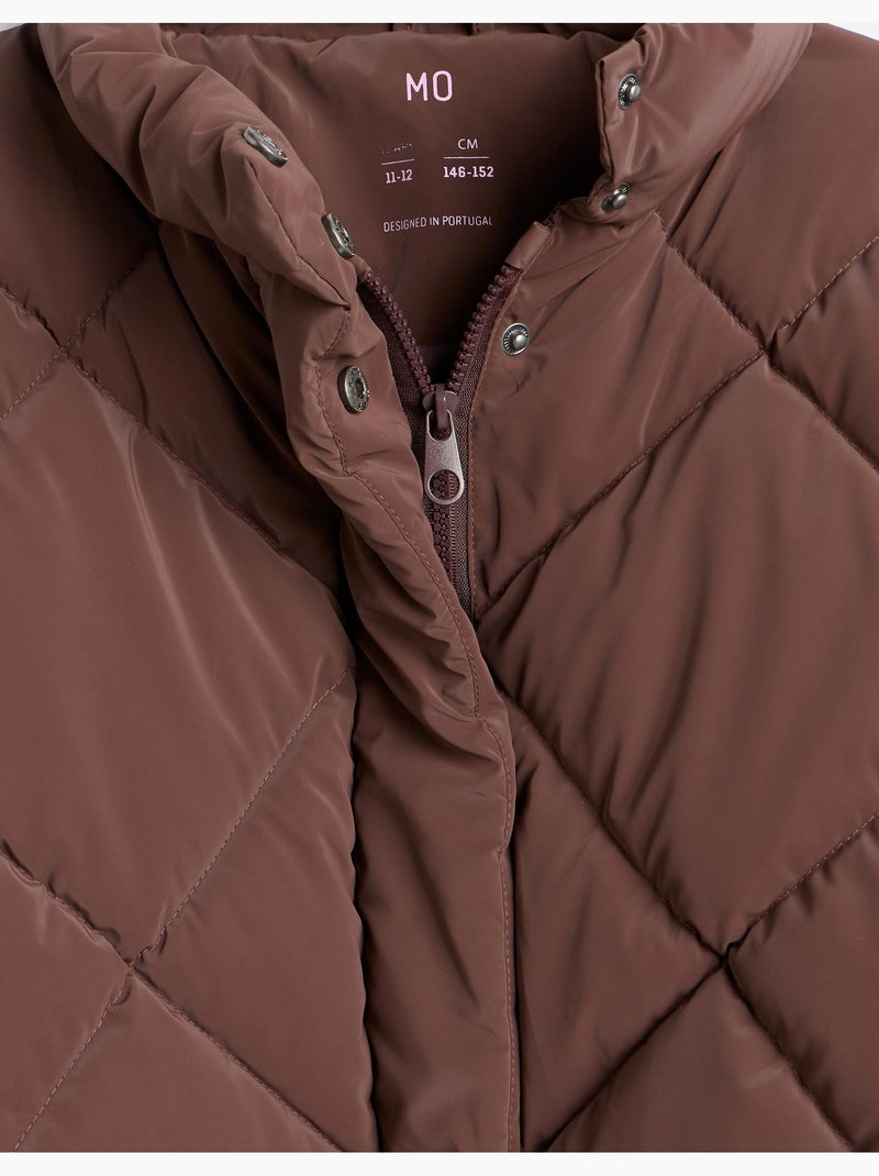 Chaqueta acolchonada, mo fashion Marrón - Kiabi