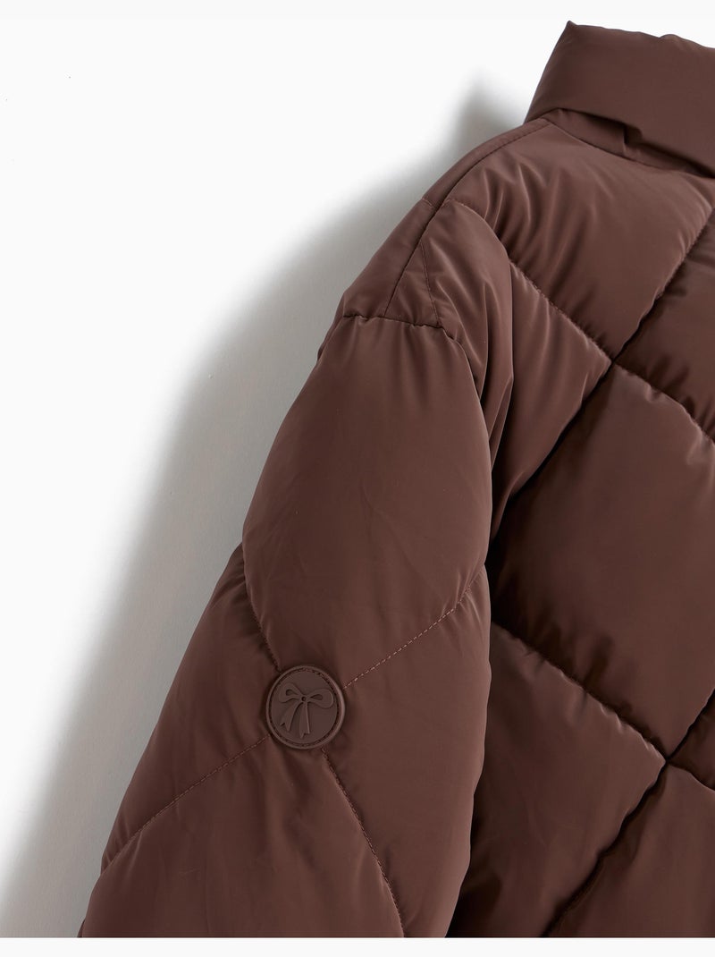 Chaqueta acolchonada, mo fashion Marrón - Kiabi