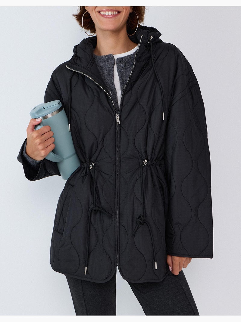 Chaqueta acolchonada, mo fashion Negro - Kiabi